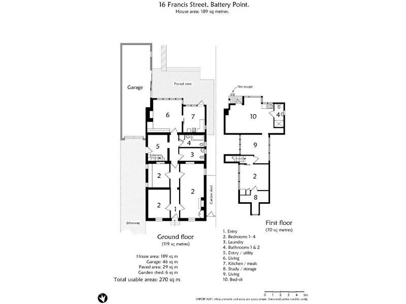 16 Francis Street, Battery Point TAS 7004