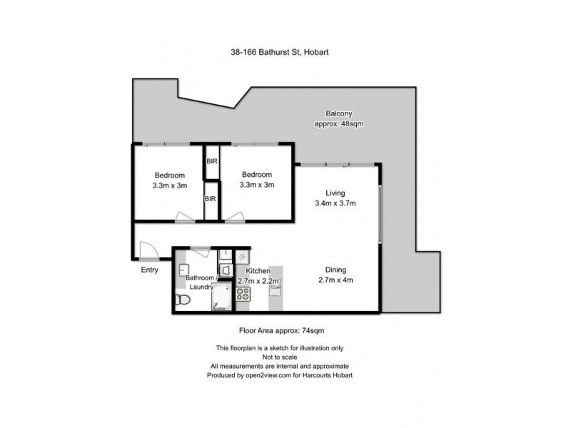 38/166 Bathurst Street, Hobart TAS 7000