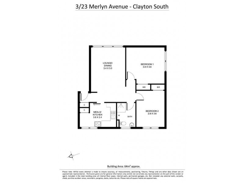 3/23 Merlyn Avenue, Clayton South VIC 3169