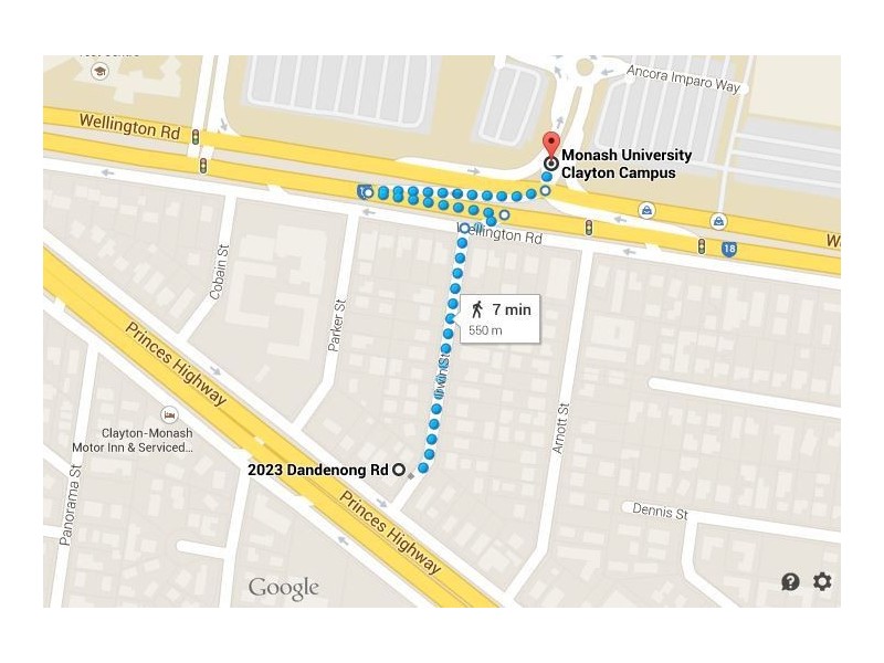 2/2023 Dandenong Road (facing Irwin St), Clayton VIC 3168