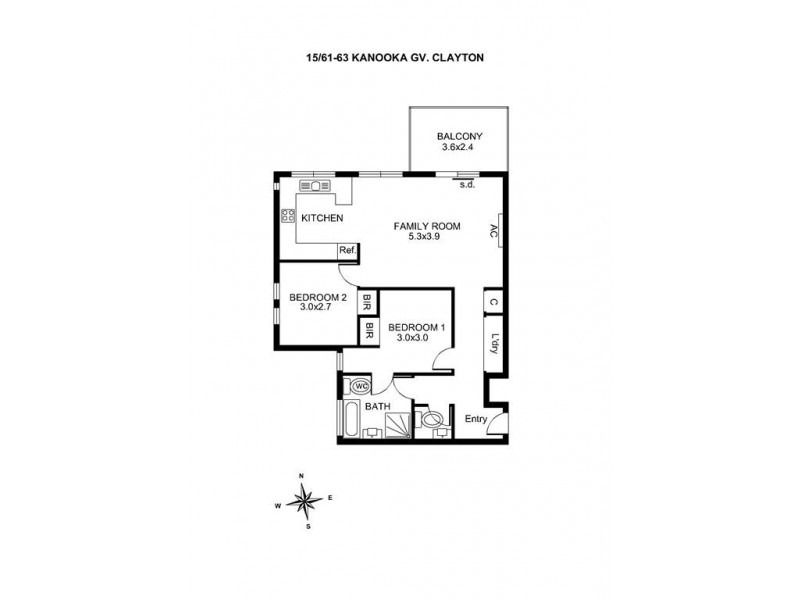 15/61-63 Kanooka Grove, Clayton VIC 3168