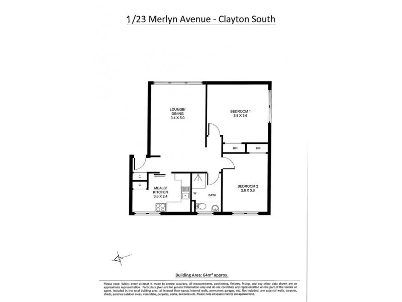 1/23 Merlyn Avenue, Clayton South VIC 3169