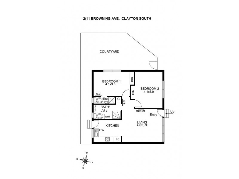 2/11 Browning Avenue, Clayton South VIC 3169