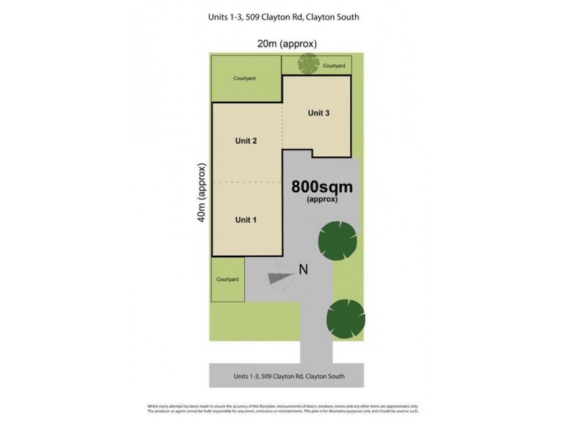 1-3/509 Clayton Road, Clayton South VIC 3169