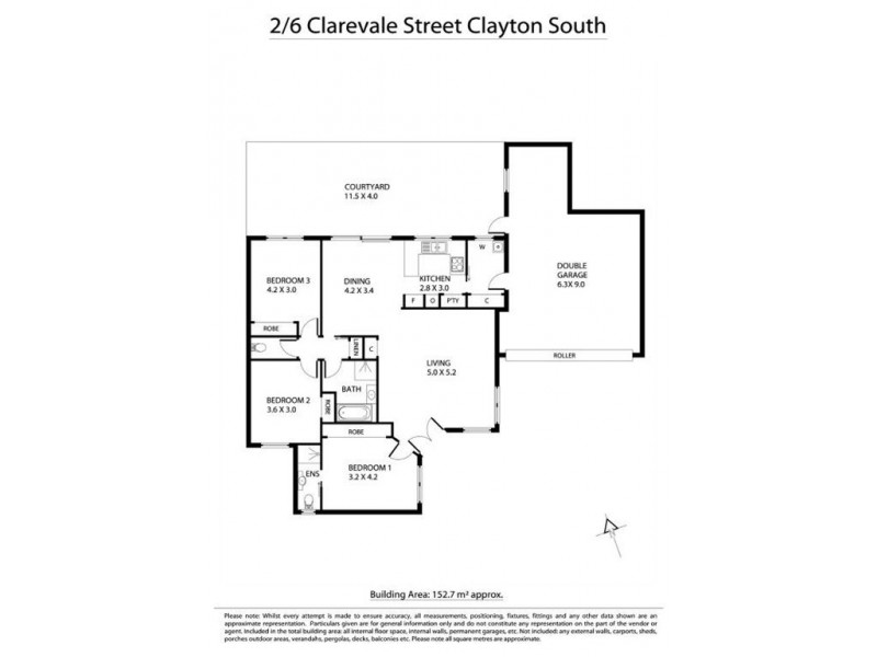 2/6 Clarevale Street, Clayton South VIC 3169