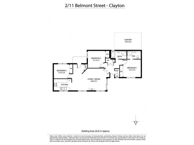 2/11 Belmont Avenue, Clayton VIC 3168