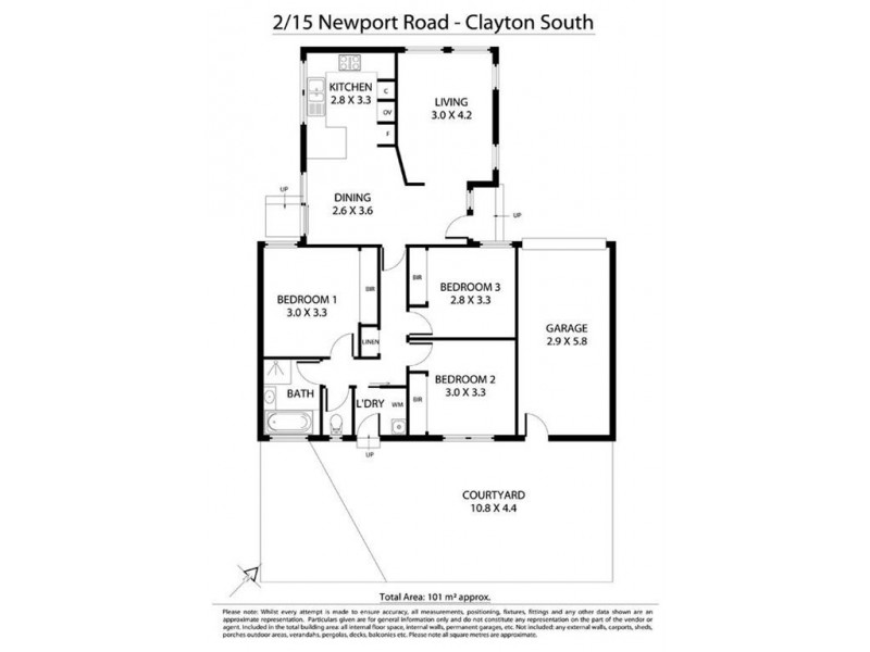 2/15 Newport Road, Clayton South VIC 3169