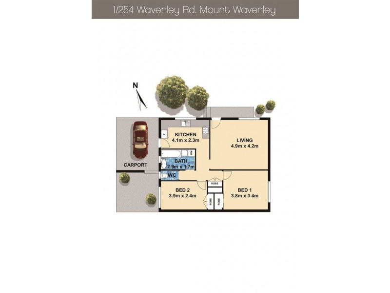 1/254 Waverley Road, Mount Waverley VIC 3149