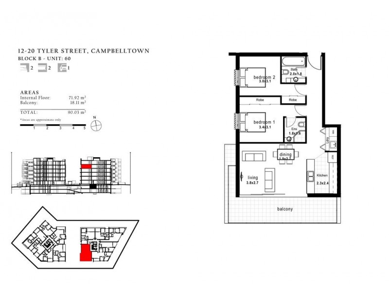 501(B)/12-20 Tyler Street, Campbelltown NSW 2560