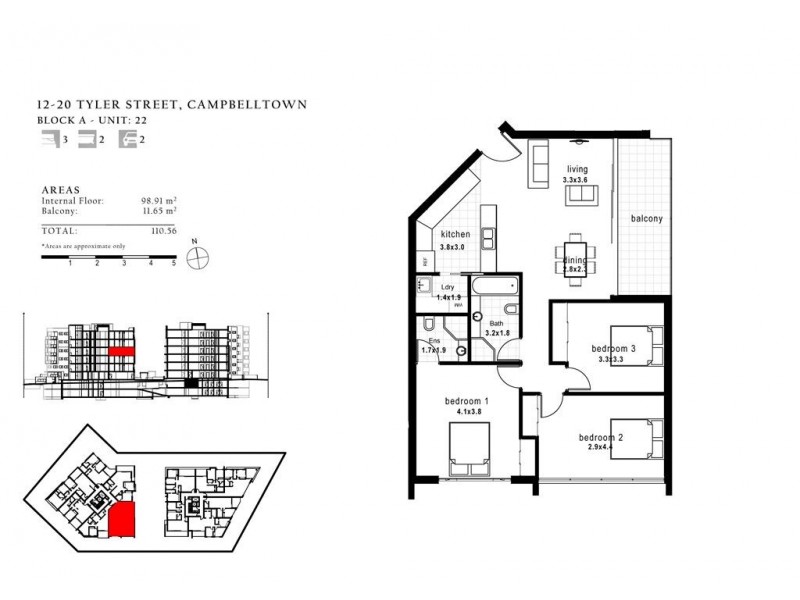 405(A)/12-20 Tyler Street, Campbelltown NSW 2560