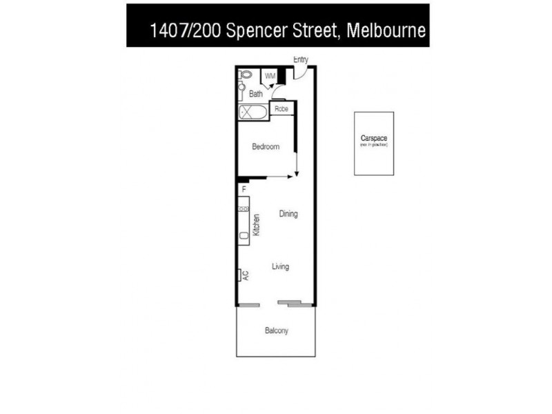 1407/200 Spencer Street, Melbourne VIC 3000