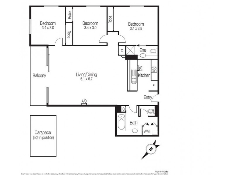 93/33 Jeffcott Street, Melbourne VIC 3000