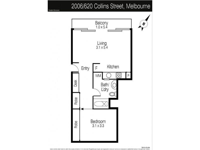 1106/620 Collins Street, Melbourne VIC 3000