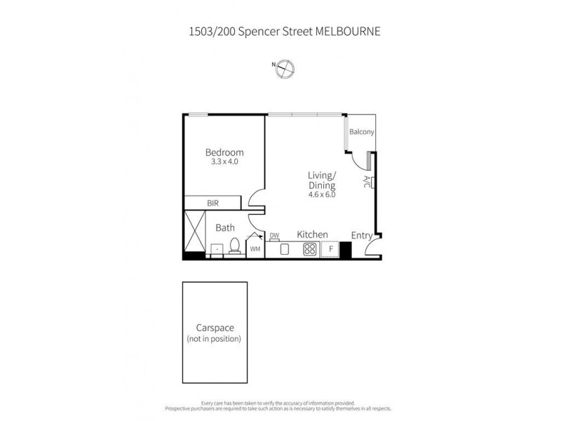 1503/200 Spencer Street, Melbourne VIC 3000