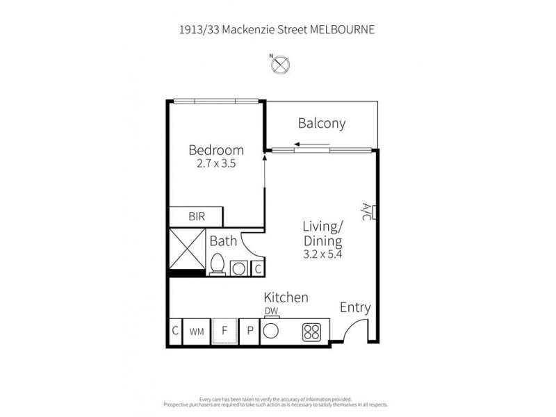 1913/33 Mackenzie Street, Melbourne VIC 3000
