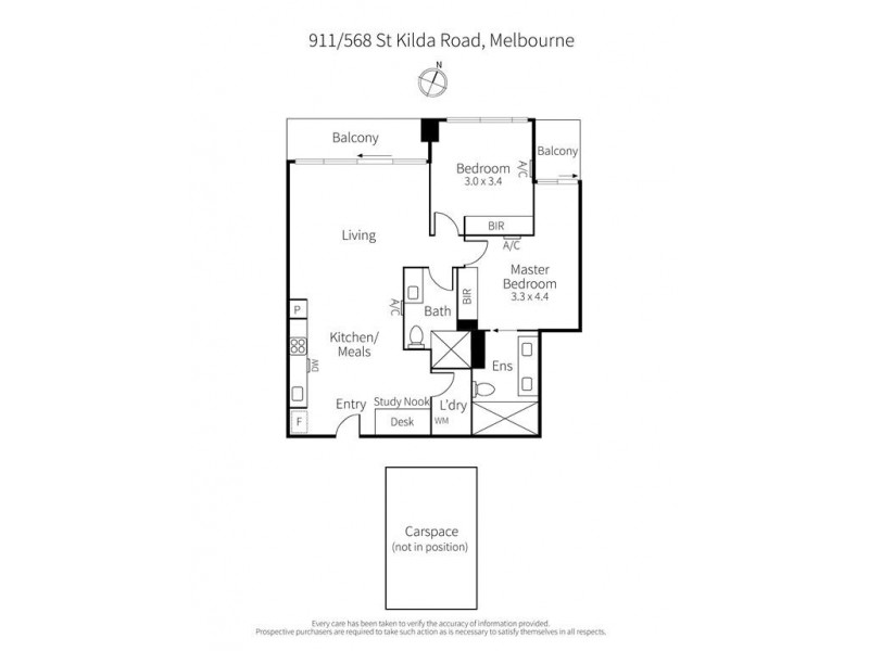 911/568 St Kilda Road, Melbourne VIC 3004