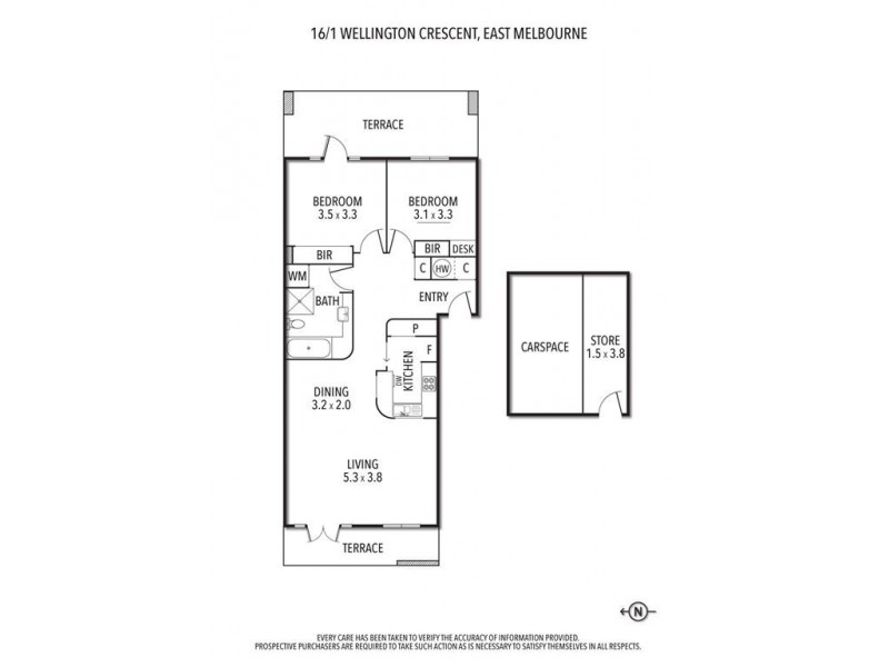 16/1 Wellington Crescent, East Melbourne VIC 3002