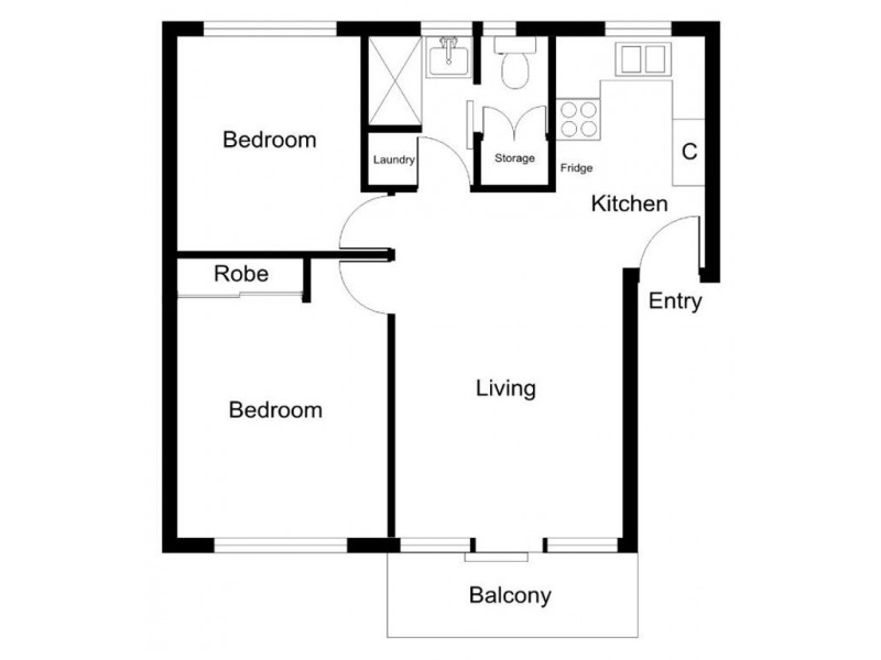 2/23 Robe Street, St Kilda VIC 3182