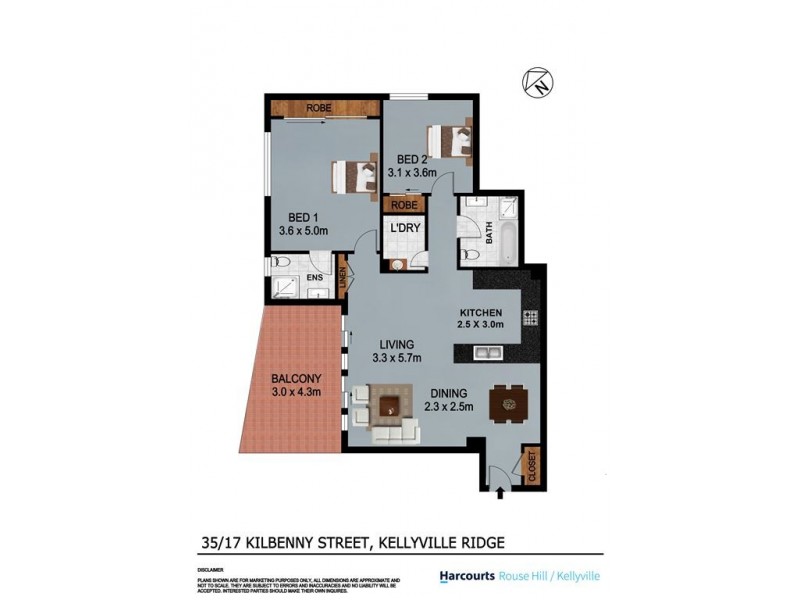 35/17 Kilbenny Street, Kellyville Ridge NSW 2155