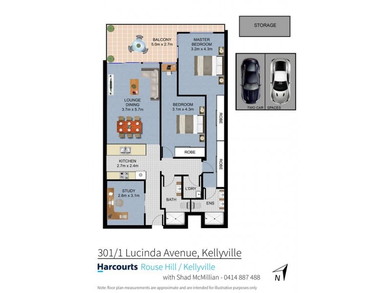 302/1 Lucinda Ave, Kellyville NSW 2155