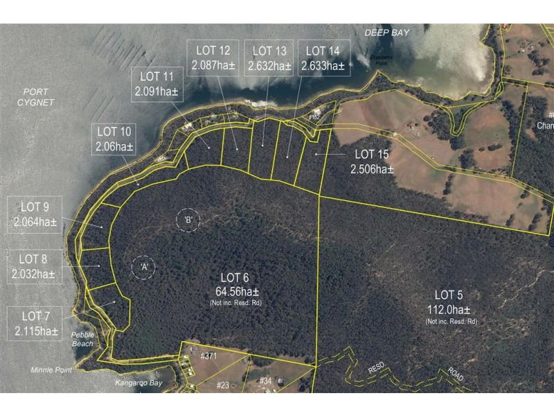 - Abels Bay Road Subdivision, Deep Bay TAS 7112