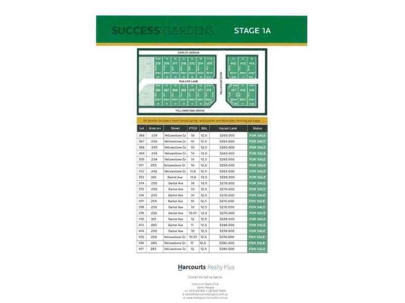 Lot 417 Yellowstone Grove, Success WA 6164