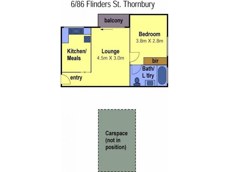 6/86 Flinders Street, Thornbury VIC 3071