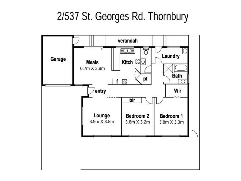 2/537 St Georges Road, Thornbury VIC 3071