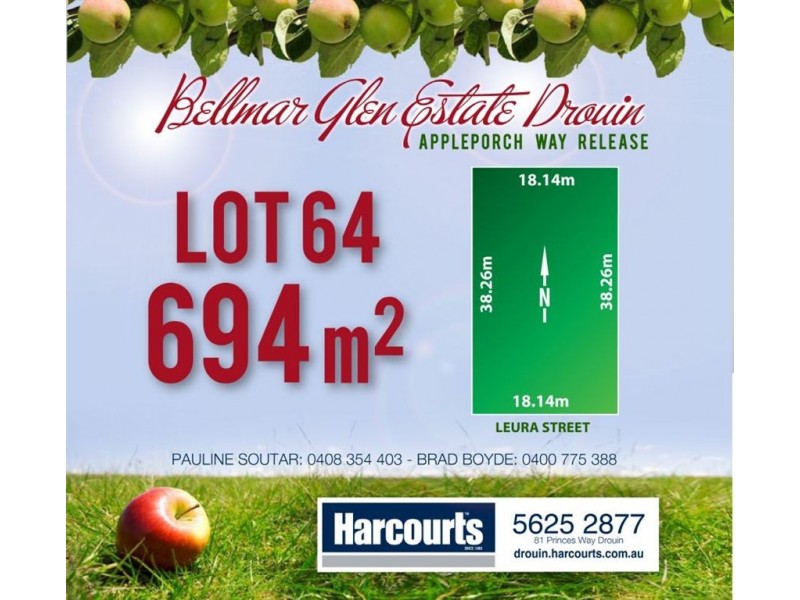 Lot 64 Leura Street, Drouin VIC 3818