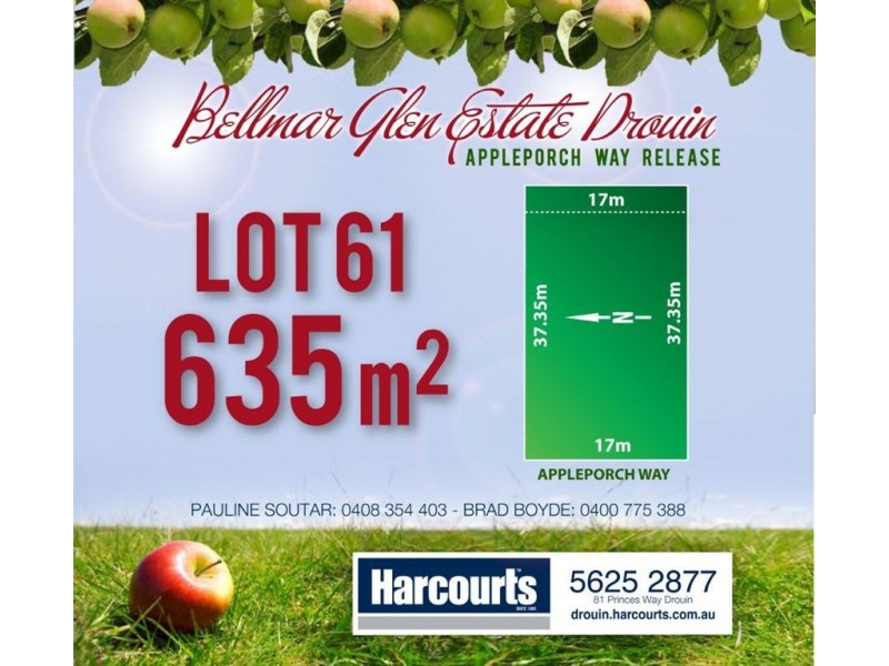 Lot 61 Appleporch Way, Drouin VIC 3818