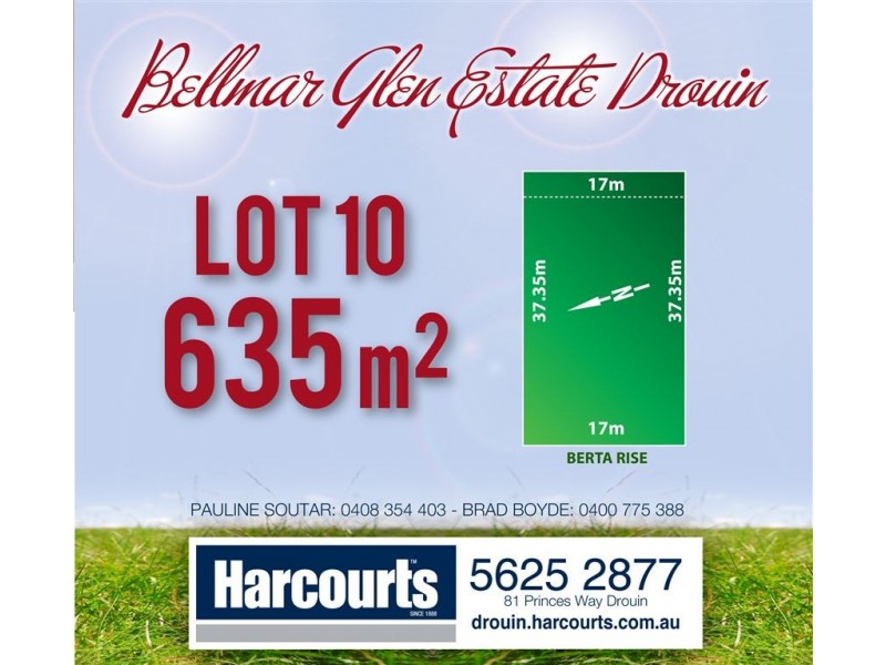 Lot 10 Berta Rise, Drouin VIC 3818