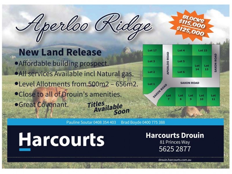 Lot 17 Aperloo Ridge, Drouin VIC 3818