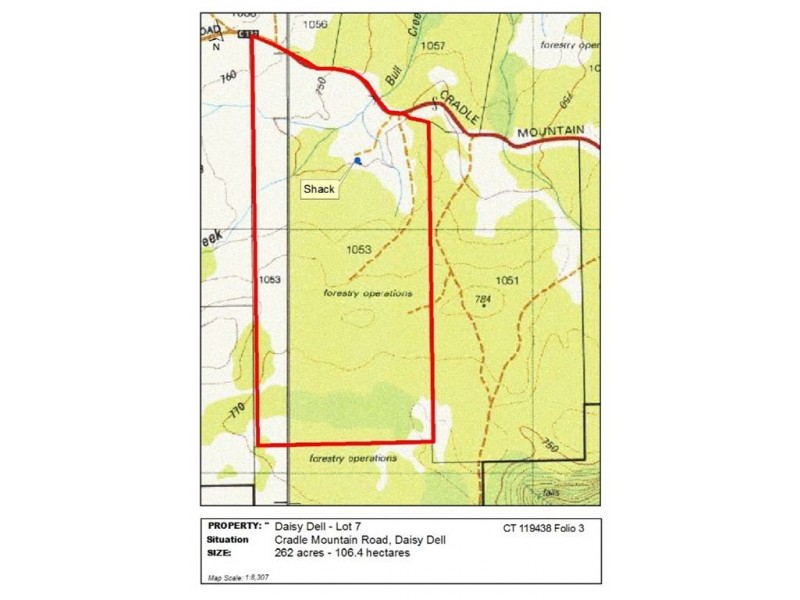 Lot 7 Cradle Mountain Road, Cradle Mountain TAS 7306