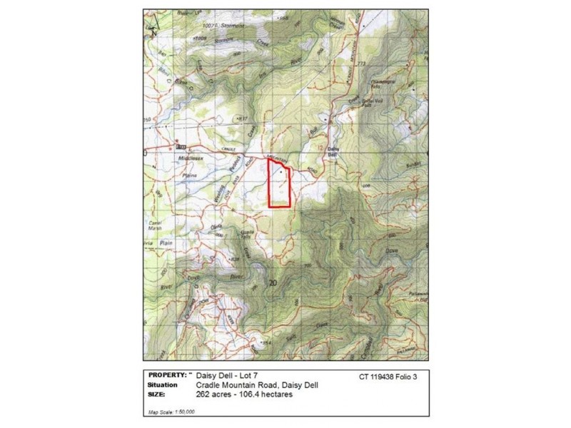 Lot 7 Cradle Mountain Road, Cradle Mountain TAS 7306