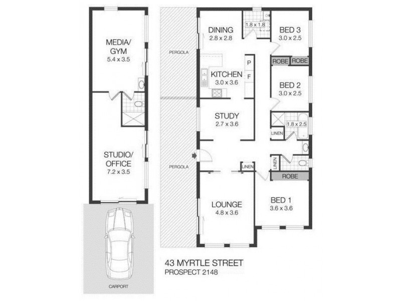 43 Myrtle Street, Prospect NSW 2148