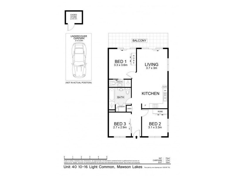 Apt 40 10-16 Light Common, Mawson Lakes SA 5095