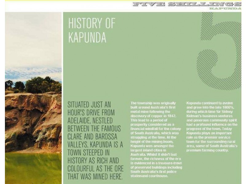 . Five Shillings, Kapunda SA 5373