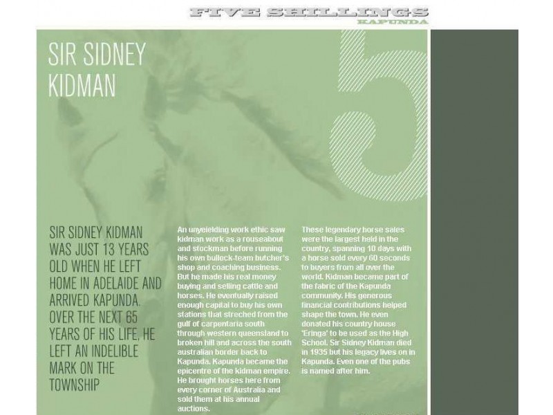 . Five Shillings, Kapunda SA 5373