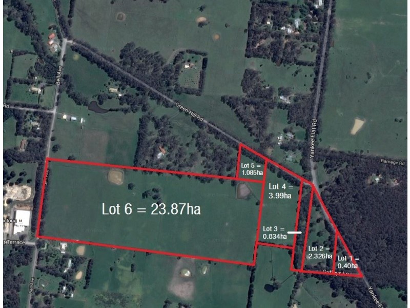 Lots 1 – 6 Bell Avenue & Yankee Flat Road, Mount Helen VIC 3350