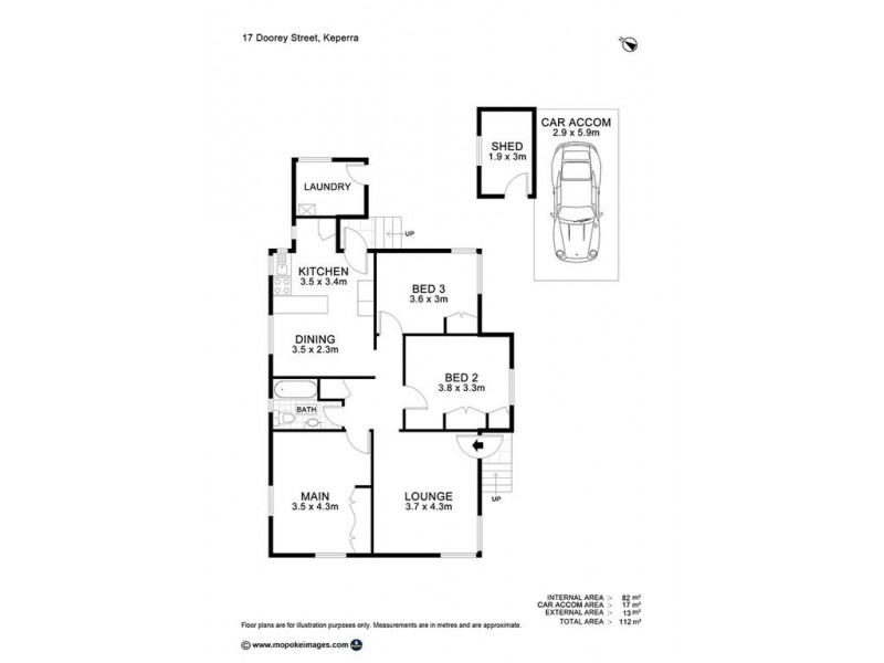 17 Doorey Street, Keperra QLD 4054