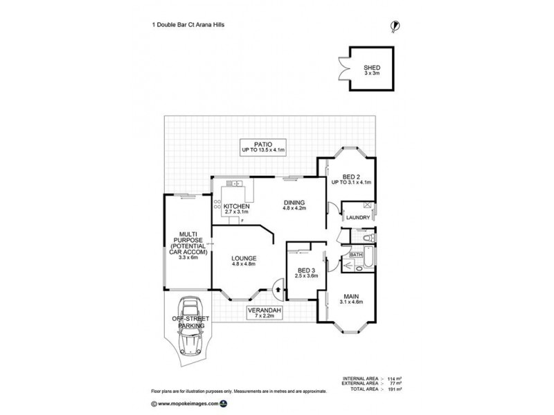 1 Double Bar Court, Arana Hills QLD 4054
