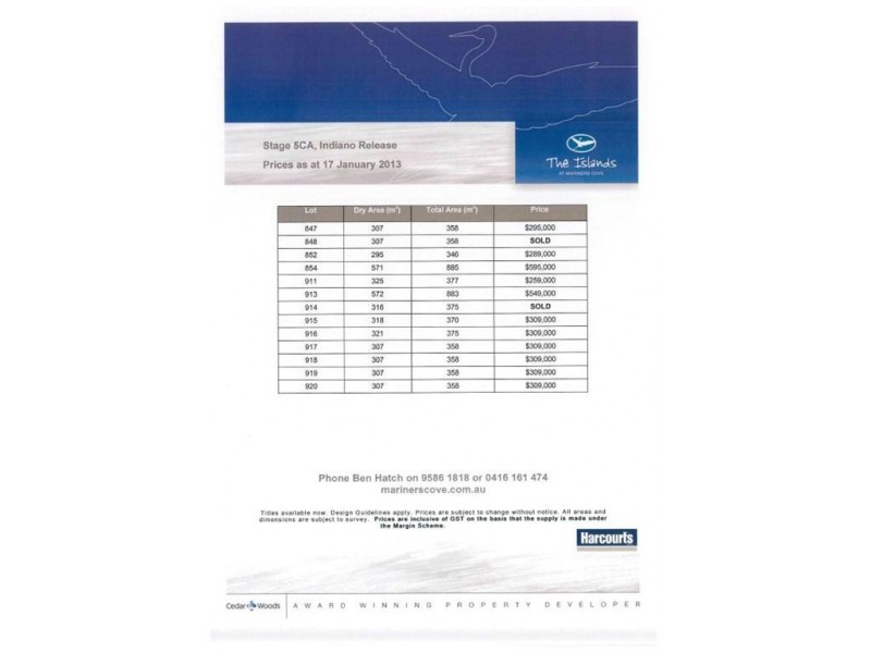 Lot 918 Arcadia Close, Dudley Park WA 6210