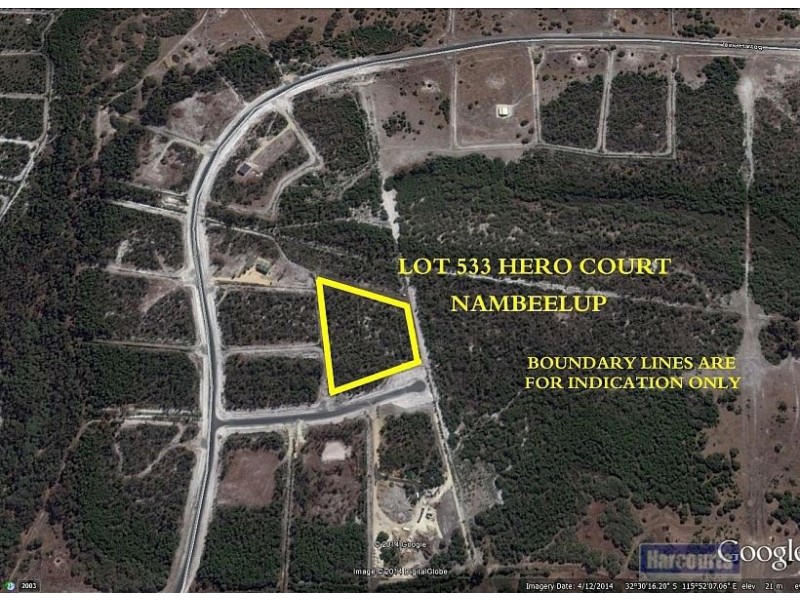 Lot 533 Hero Court, Nambeelup WA 6207