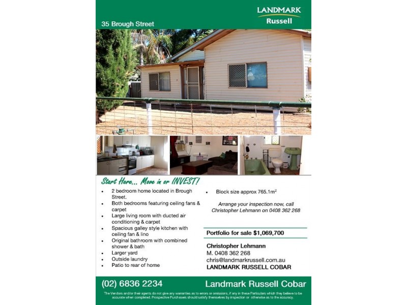35 Brough Street (Part Portfolio), Cobar NSW 2835