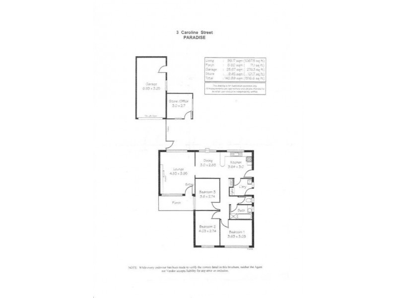 3 Caroline Street, Paradise SA 5075