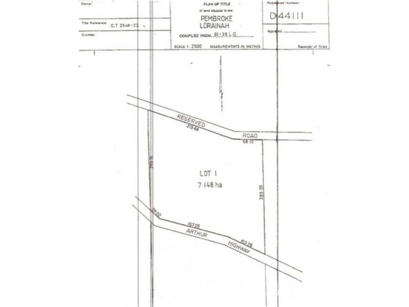 Lot 1 Arthur Highway, Murdunna TAS 7178