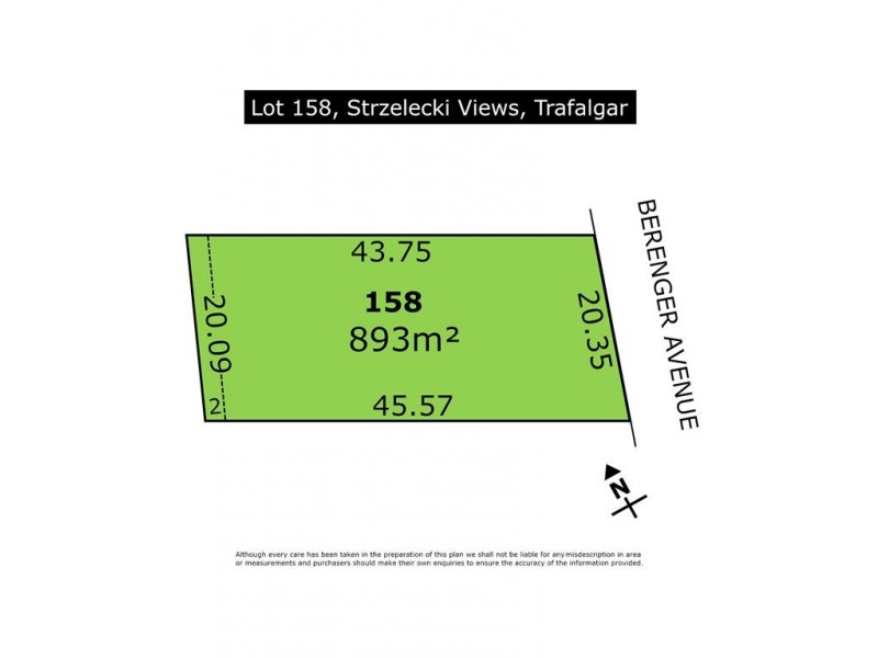 Lot 158 Berenger Avenue, Trafalgar VIC 3824