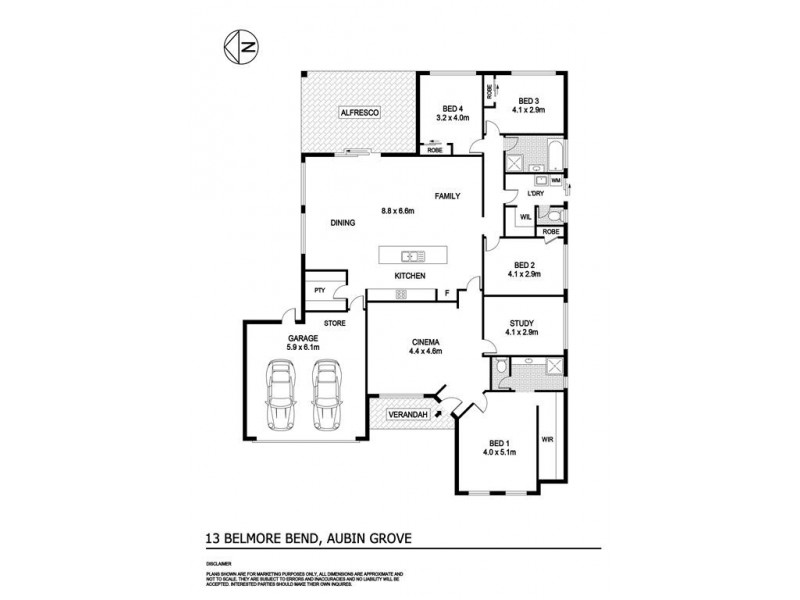 13 Belmore Bend, Aubin Grove WA 6164