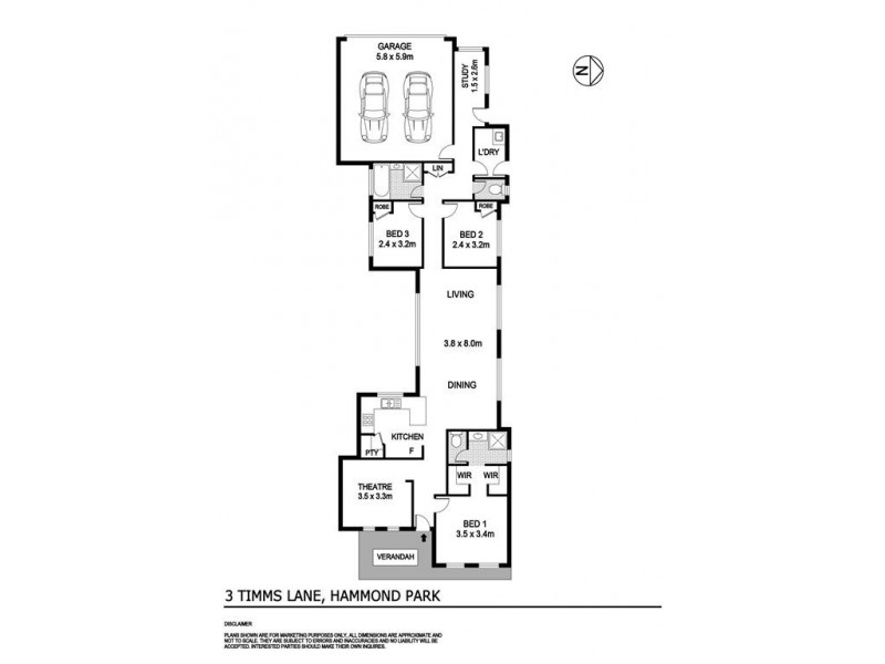 3 Timms Lane, Hammond Park WA 6164