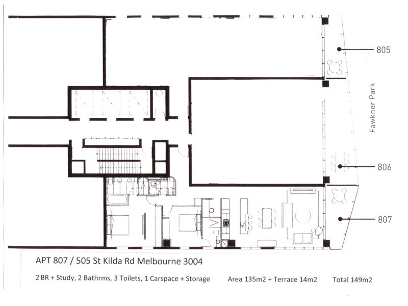 807/505 St Kilda Rd, Melbourne VIC 3004